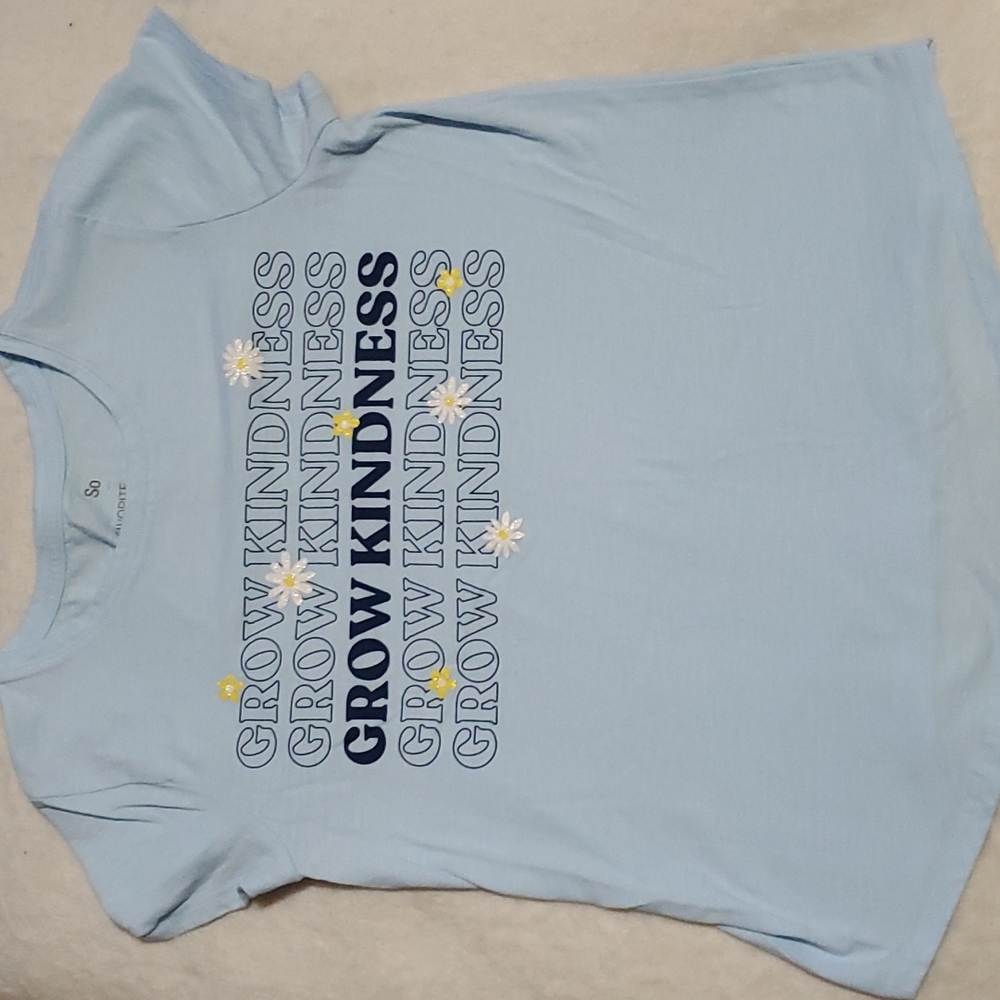 **FINAL CLEARANCE** SO "Grow Kindness" Short Sleeve Tee, Size Large 10/12